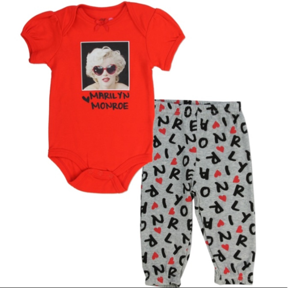 Marilyn Monroe 2 Piece Pants Set